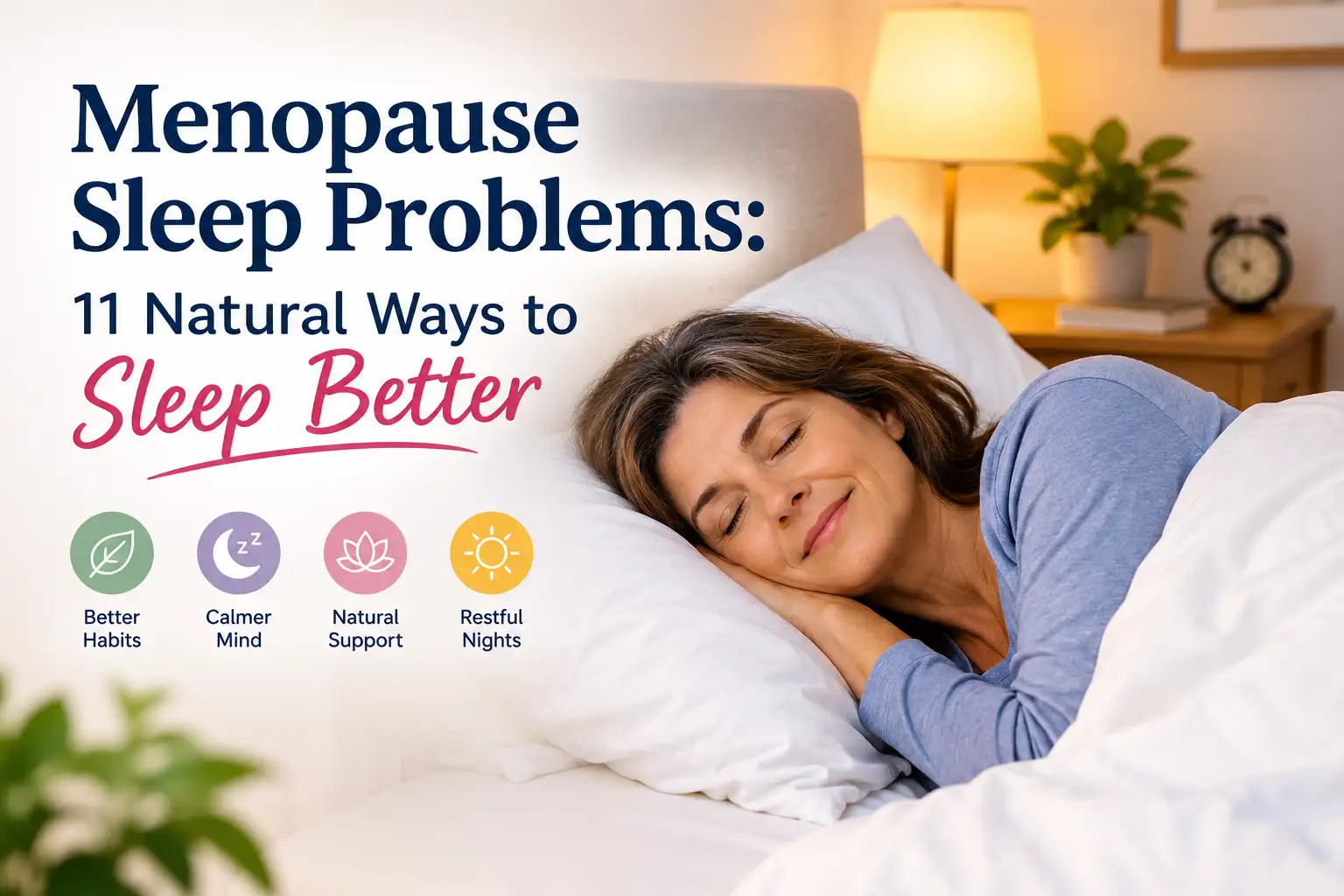 Menopause Sleep Problems 11 Natural Ways to Sleep Better