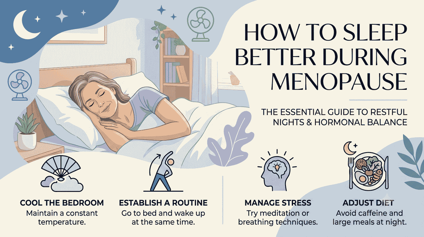 SEO Title How to Sleep Better During Menopause (What Actually Helps in 2026)